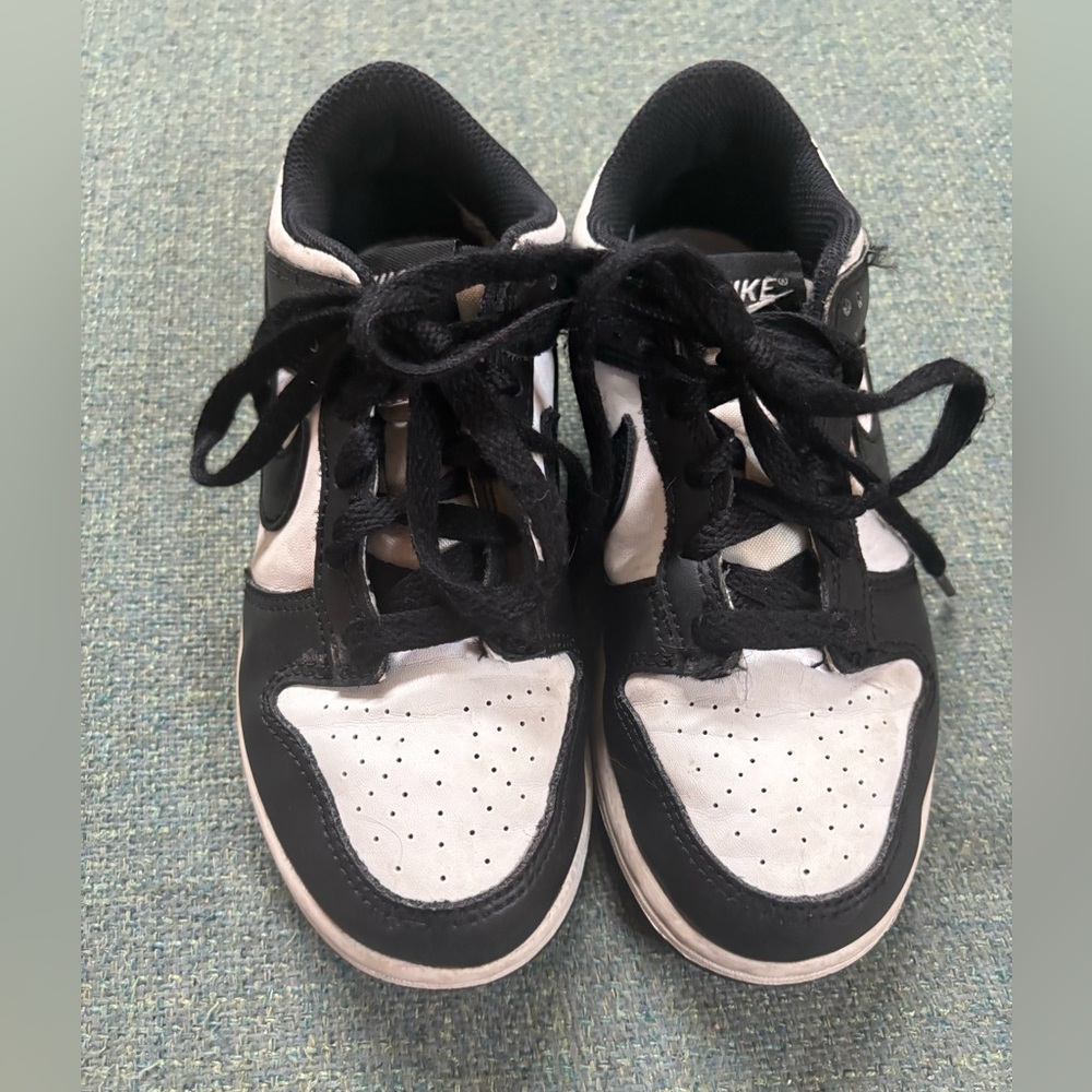 Nike Kids Dunks - Black and White Sneakers- size 1